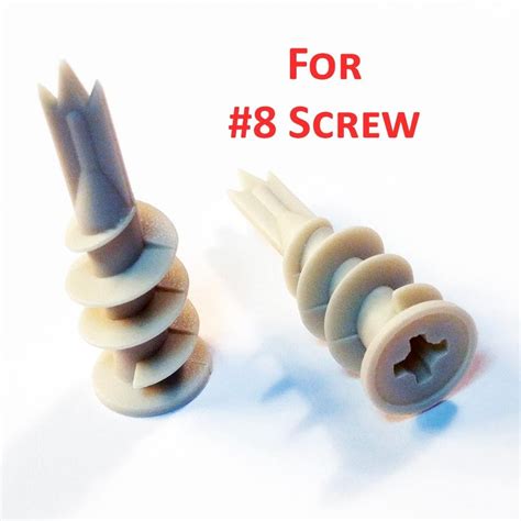 Nylon Self Drilling Hollow Wall Anchors For 8 Screw RCG Designs