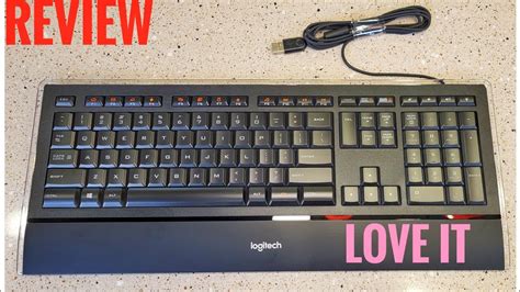 Review Logitech Illuminated Keyboard K I Love It Youtube