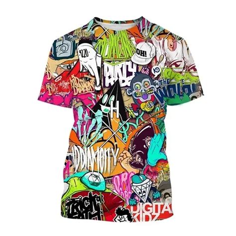 Sommer Mode Hip Hop Street Art Grafik T Shirts M Nner Trend L Ssige