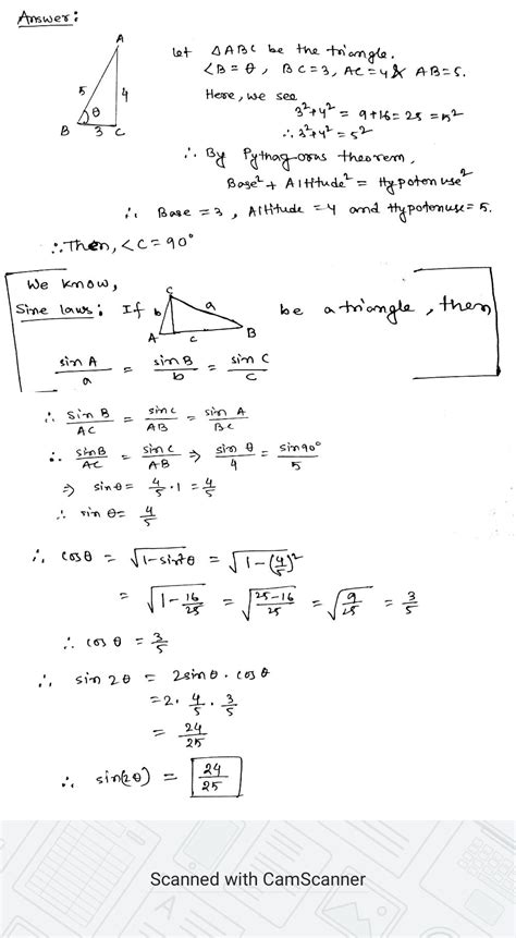 Solved Attached Is A Trigonometry Question Use The Figure To Find