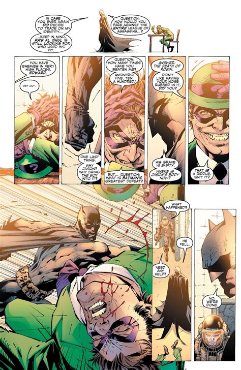 Tom King Mitch Gerard S New Riddler Origin In Batman One Bad Day