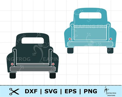 Vintage Pickup Truck SVG Cricut Cut Files Silhouette Truck Etsy