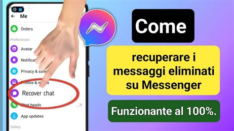 Come Recuperare I Messaggi Eliminati Su Messenger 2024 Recupero Dei