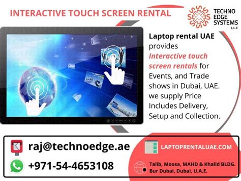 Touch screen rental dubai uae interactive touch screen rental – Artofit 
