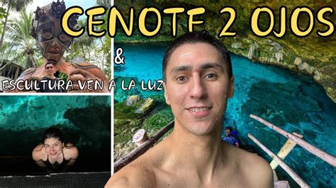 Fomos Surpreendidos Por Esse Lugar Cenote Ojos Escultura Ven A