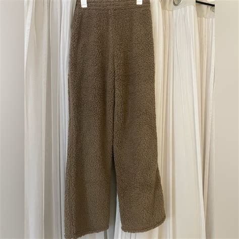 Skims Pants Jumpsuits Skims Desert Teddy Track Pant Poshmark