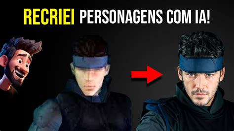 Inteligência Artificial RECRIA PERSONAGENS de jogos de videogame