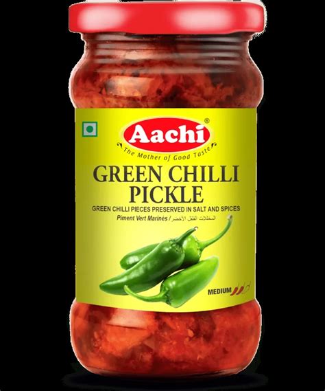 Aachi Green Chilli Pickle G Indian Food Store