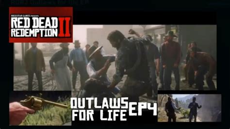 Rdr2 Outlaws For Life Ep 4 Going To Valentine Bar Fight And Bounty