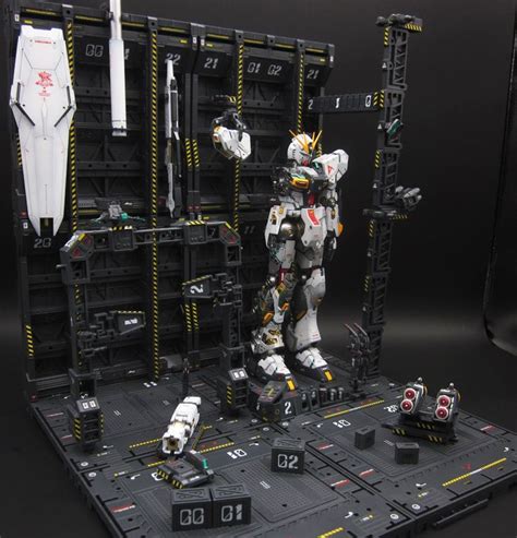 MG 1/100 Nu Gundam Ver. Ka - Diorama Build | Gundam, Diorama, Gundam art