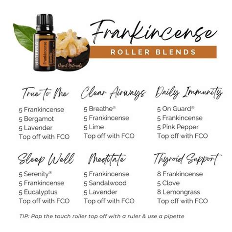 Benefits 30 Ways To Use Frankincense Essential Oil Diffuser Blends