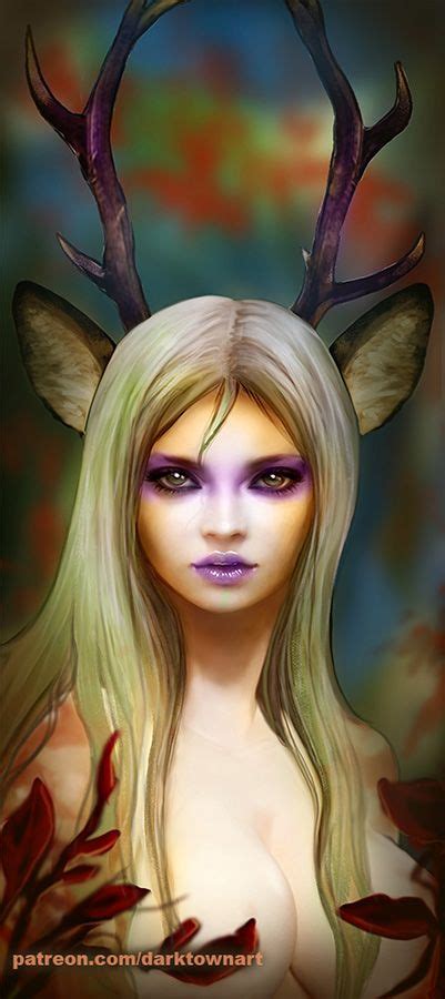 Deer Girl By Zombiesandwich