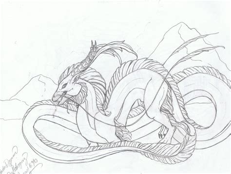 Eastern Dragon 2010 Sketch By Natasha Donovan1989 On Deviantart