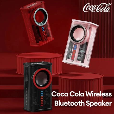 MINISO Coca Cola T03 Mini Soundbox Alto Falante Ao Ar Livre Subwoofer