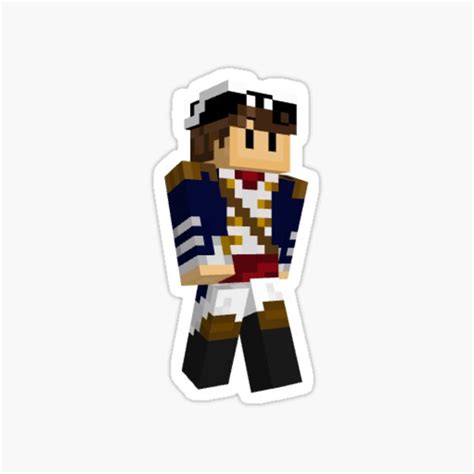 Wilbur Soot Lmanburg Minecraft Skin Sticker For Sale By Lottedesigns