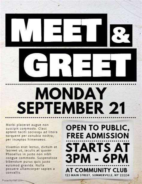 Neighborhood Meet And Greet