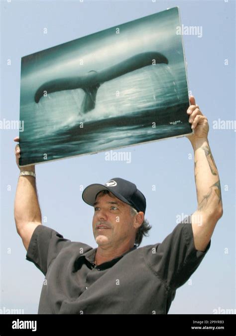 Artist Robert Wyland Known For His Fanciful Murals Of Whales Roaming