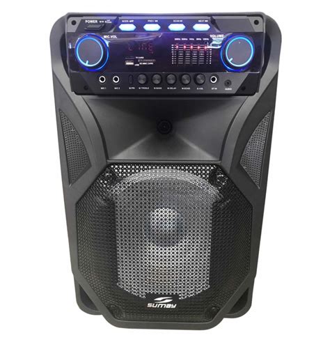 Caixa De Som Bluetooth Amplificada 2000w Ativa 12 Usb Fm R 78800 Em