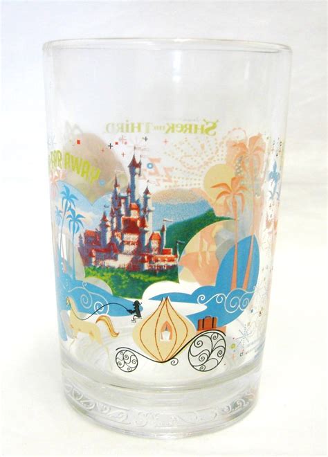 McDonalds Dreamworks Shrek The Third Far Away Fiona Glass Cup