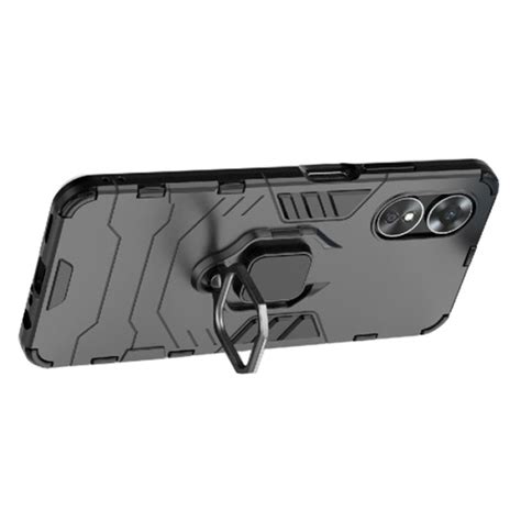 Slim Armour Tough Shockproof Case For Oppo A17 Black