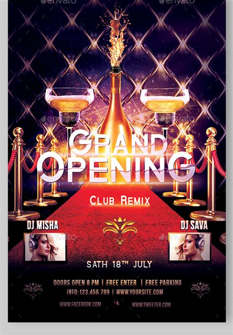 Free 23 Fabulous Grand Opening Flyer Templates In Ai Psd Indesign Ms Word Pages Publisher