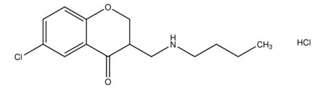 3 Butylamino Methyl 6 Chloro 2 3 Dihydro 4H Chromen 4 One