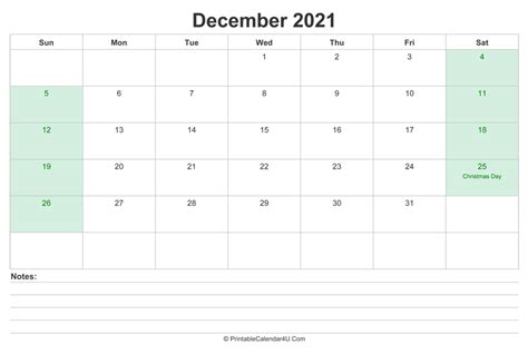 December 2021 Calendar Uk Printable Blank Calendar Template