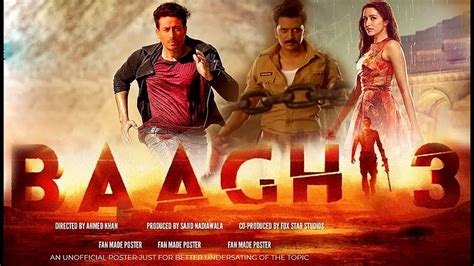 Baaghi First Look Poster Tiger Shroff Is Back As Ronnie Baaghi