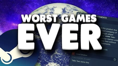 Worst Games Ever Worst Reviewed Games On Steam Youtube