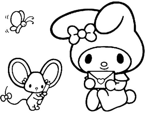 Desenhos De My Melody Morangos Para Colorir E Imprimir Porn Sex