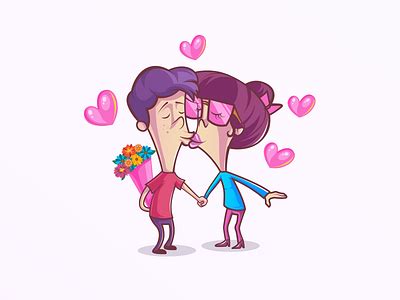 Lovey Dovey Couple by Shallu Narula on Dribbble