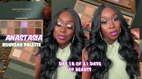 Anastasia Nouveau Palette Day Of Days Of Beauty Youtube