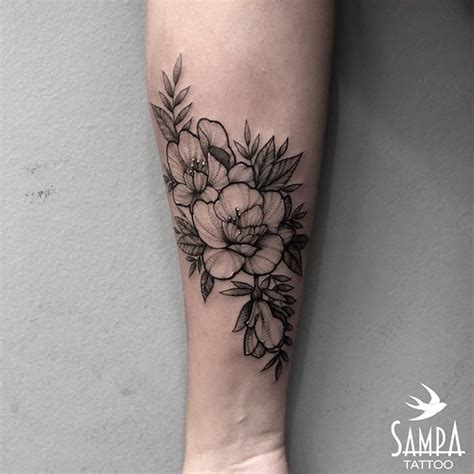 Tatuagem De Flores Feita No Sampa Tattoo Augusta Sampatattoo