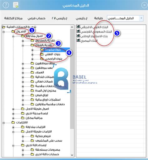 شجرة حسابات لشركة صناعية Excel Gahral Sjah