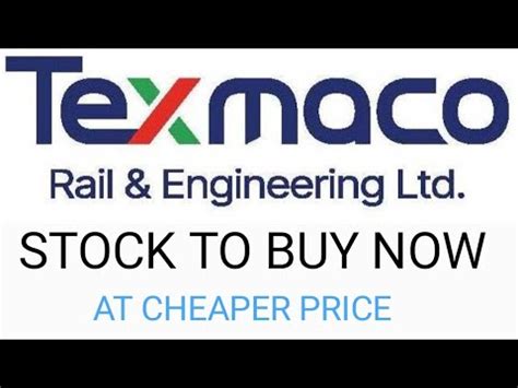 TEXMACO RAIL SHARE LATEST NEWSSTOCK TO BUY AT CHEAPER PRICE YouTube