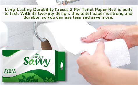 Kressa Savvy 2 Ply Toilet Paper Roll 6 Rolls Pack Of 1 Amazon