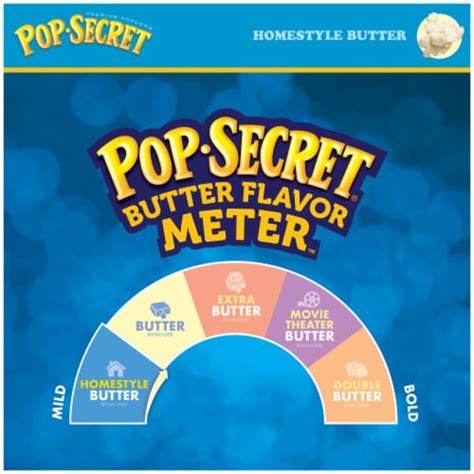 Pop Secret Microwave Popcorn Homestyle Butter Flavor 3 Oz Sharing Bags