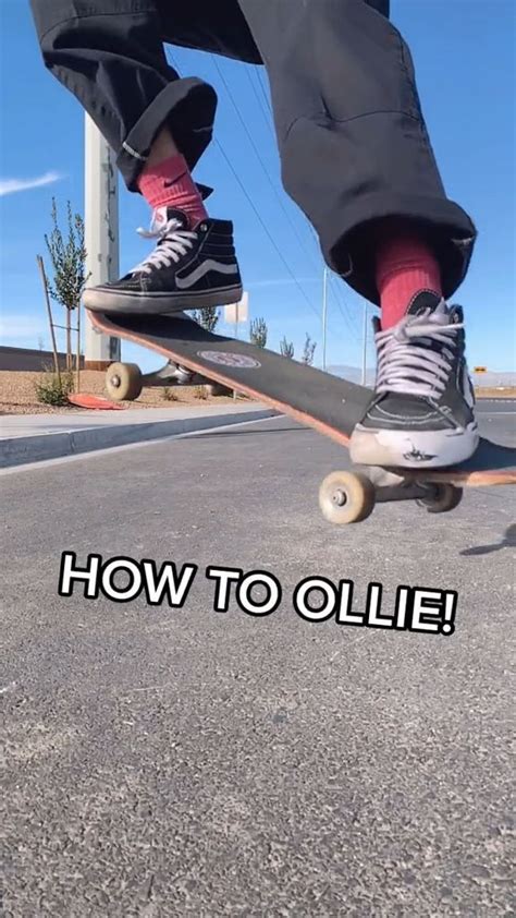 How to ollie ollie skateboard video tutorial – Artofit