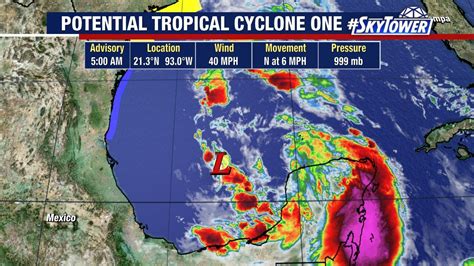 Tracking The Tropics Potential Tropical Storm Headed For Gulf Coast As