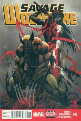 Savage Wolverine 8 By Zeb Wells Joe Madureira Elektra Logan X Men NM M