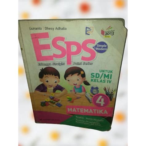 Jual Buku ESPS Matematika Kelas 4 Bekas Shopee Indonesia