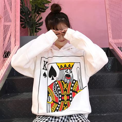 Fashion Autumn Warm Hoodies For Women Sweatshirts Korean Ulzzang