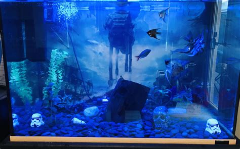 Star Wars Themed Fish Tank Aquarium Wars Star Fish Tank Themed Tanks