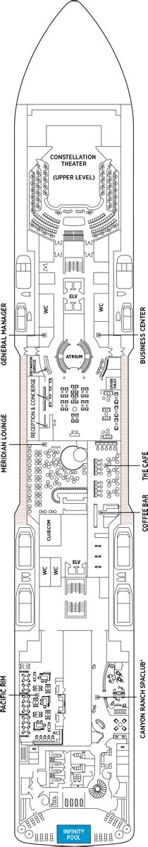 Seven Seas Explorer Deck plan & cabin plan