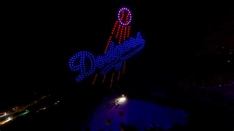 Drone Show Los Angeles Dodgers | MLB Drone Light Show Company