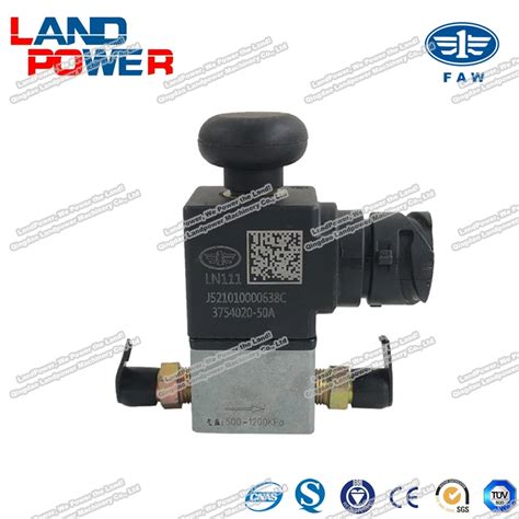 Original Faw A Exhaust Brake Solenoid Valve Truck Spare Parts