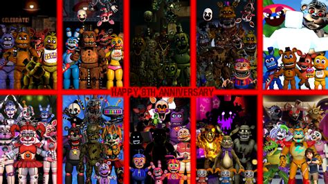 Happy 8th Anniversary Fnaf By Mariorainbow6 On Deviantart