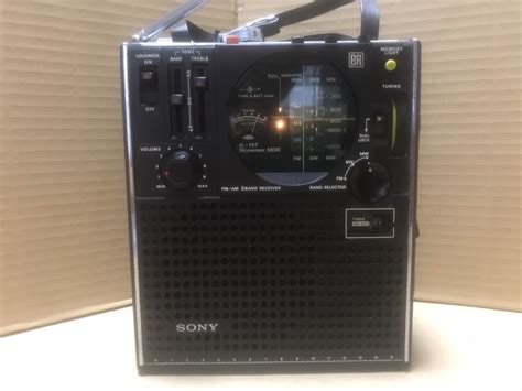 【やや傷や汚れあり】 現状・ジャンク｜bclラジオ スカイセンサー トランジスタ｜sony ソニー Icf 5500 ｜3band M4546