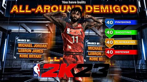 The Most All Around Demigod Build In Nba K The Drip Build Youtube