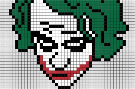 The Joker Pixel Art Pixel Art Pixel Art Templates Pixel Art Grid